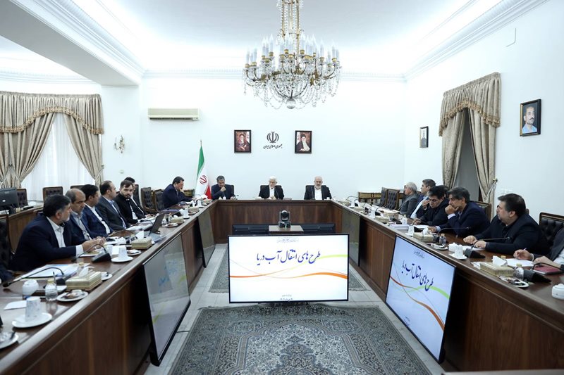 انتقال۱۷۸۰ میلیون مترمکعب آب دریا با اجرای خطوط ۵ گانه